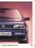 VW Golf Cabrio Bon Jovi 7-1996 Autoprospekt
