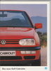 VW Golf Cabrio Autoprospekt April 1994 -5290