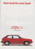 Honda Civic S Prospekt 80er Jahre 5428