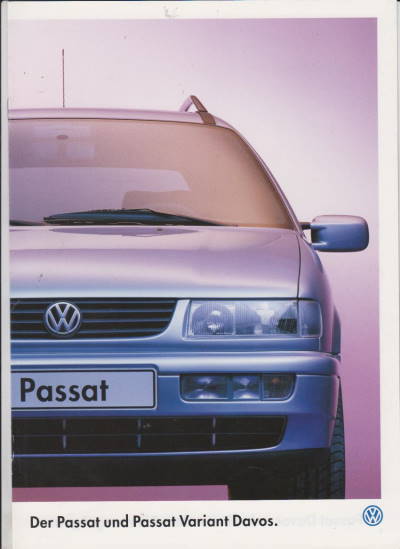 VW Passat DAVOS Prospekt 1995 - Histoquariat