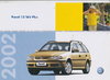 VW Parati 1,0 16V Plus Prospekt  Brasilien 2001
