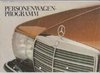 Mercedes PKW Programm Autoprospekt 1979