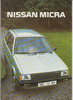 Nissan Micra 1983 Autoprospekt bestellen
