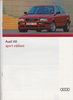 Autobroschüre Audi 80 Sport edition 1993