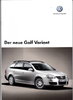 Autoprospekt VW Golf Variant 2-2007
