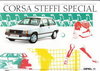 Autoprospekt Opel Corsa Steffi Special August 1989