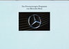 Autoprospekt Mercedes PKW Programm 1 - 1990